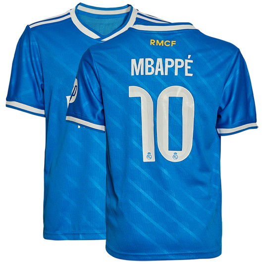 Mbappe Kids Jersey No. 10 Set Third Blue Edition 2026 – 2-Piece Football Gift Kit