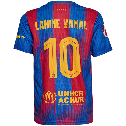 Lamine Yamal Kids Jersey No. 10  Set Home Fan Edition 2026 – 2-Piece Football Gift Kit incl.