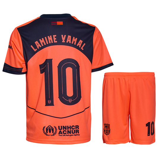 Lamine Yamal Kids Jersey No. 10 Set Third Edition 2026 – 2-Piece Football Gift Kit incl. Socks