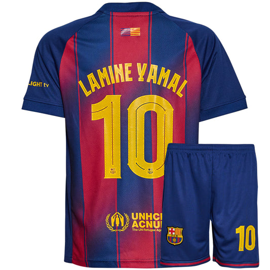 Lamine Yamal Kids Jersey No. 10  Set Home Fan Edition 2026 – 2-Piece Football Gift Kit incl.