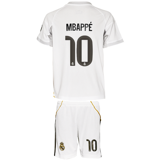 Mbeppe Kids Jersey No. 10 Set Home Edition White 2026 – 6-Piece Football Gift Kit incl.